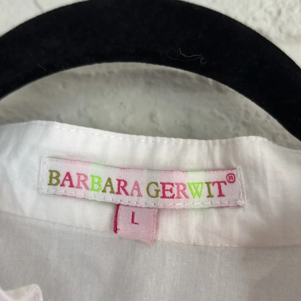 Barbara Gerwit Summer White Size Large Cover Up Tunic